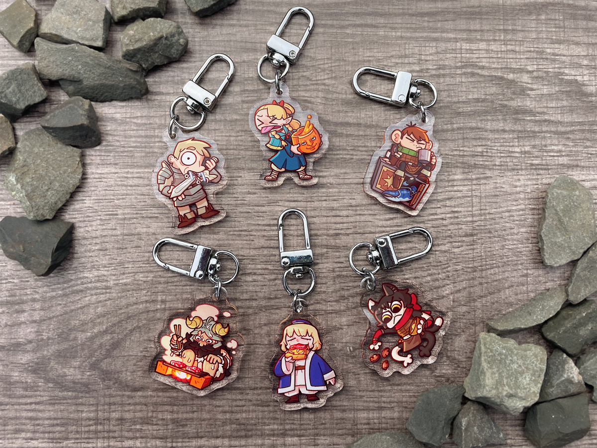 Anime Dungeon Party Mini Charms