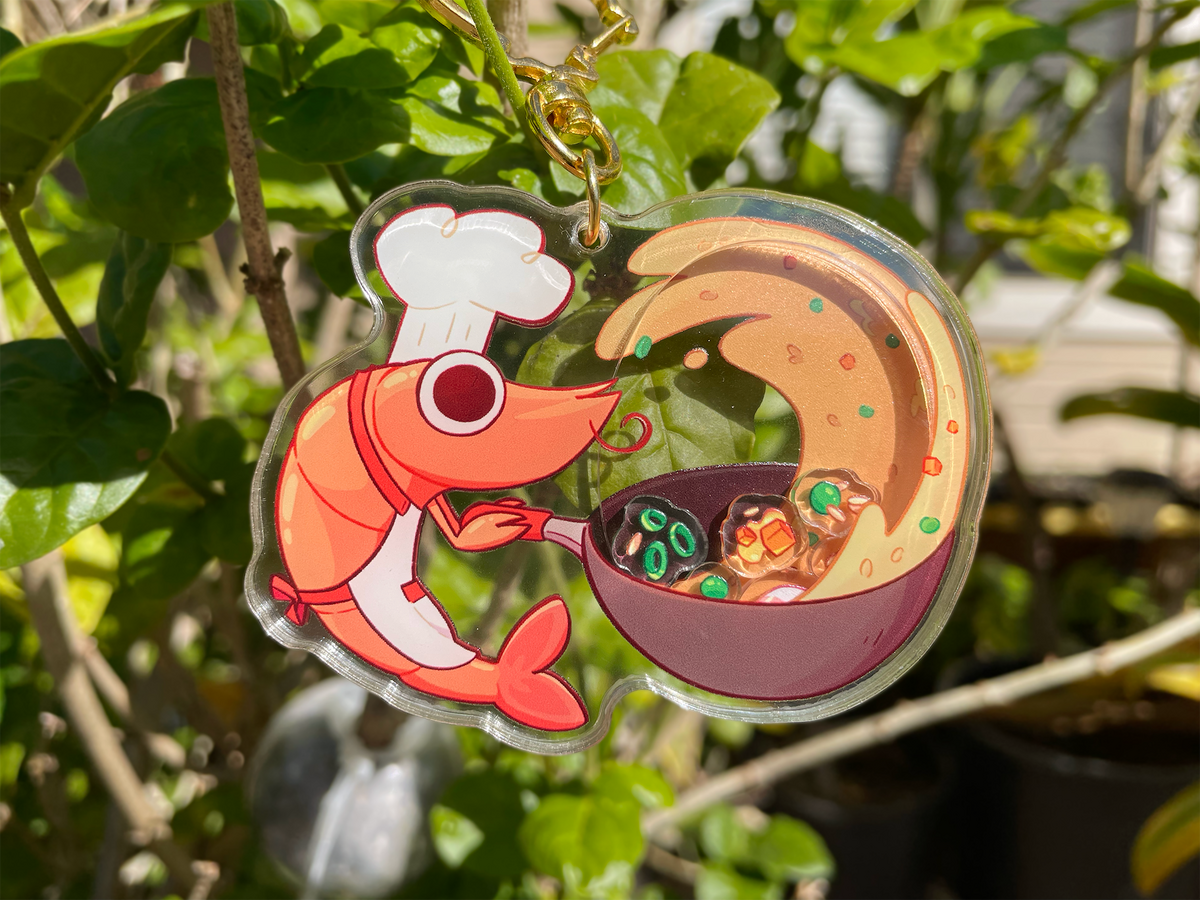 Shrimp Fried Rice Shaker Charm